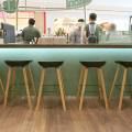 Café Amazon - Jewel Changi Airport | Product Seen: [Kami Barstool - Wood]